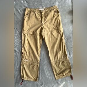 Women’s Convertible Hiking Pants Zip Off Cargo Outdoor Pants Size 12 Petite